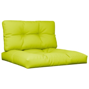 Perne de paleți, 2 buc, verde aprins, material textil - Img 2