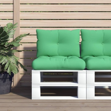 Perne de paleți, 2 buc, verde, material textil - Img 1