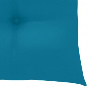 Perne de scaun, 4 buc., albastru deschis, 40x40x7 cm, textil - Img 6