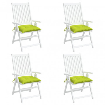 Perne de scaun 4 buc. verde deschis 50x50x7 cm textil oxford - Img 1