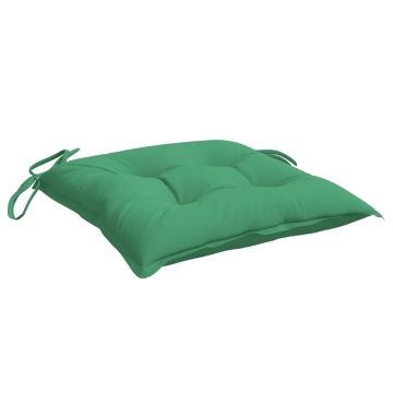 Perne de scaun, 6 buc., verde, 40x40x7 cm, textil oxford - Img 4