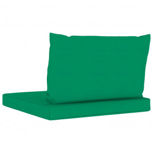 Perne pentru canapea din paleți, 2 buc., verde, textil - Img 6