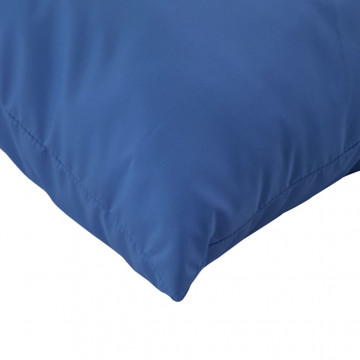 Perne pentru canapea din paleți, 3 buc., albastru, textil - Img 7