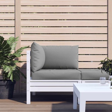 Perne pentru canapea din paleți, 3 buc., gri, material textil - Img 1
