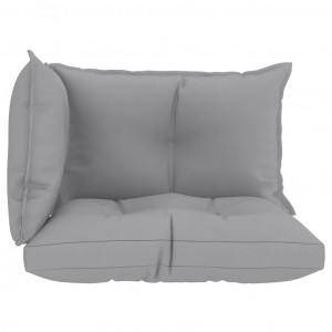 Perne pentru canapea din paleți 3 buc. gri, material textil - Img 3