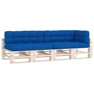 Perne pentru canapea din paleți 5 buc, albastru regal - Img 2