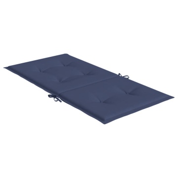 Perne pentru scaune cu spătar jos, 4 buc., bleumarin, textil - Img 8