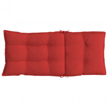 Perne scaun cu spătar înalt, 6 buc, roșu, țesătură Oxford - Img 5