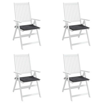 Perne scaune grădină 4 buc. antracit 40x40x3 cm țesătură Oxford - Img 4
