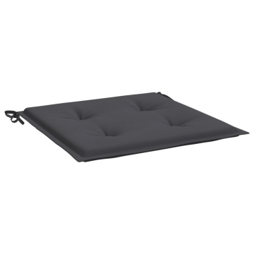 Perne scaune grădină 6 buc. antracit 50x50x3 cm țesătură Oxford - Img 3