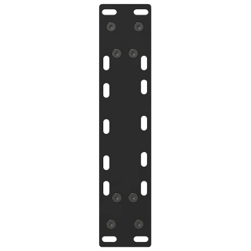 Picioare măsuță de cafea Negru 2 buc 38x(42-43) cm Oțel - Img 6