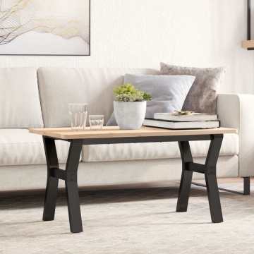 Picioare Măsuță de cafea Y-Frame 80x40x43 cm Fontă - Img 1