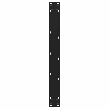 Picioare pentru masă în formă de V 2 buc Negru Oțel - Img 6
