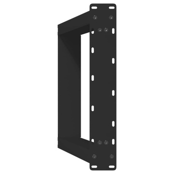 Picioare pentru masă în formă U 2 buc Negru 70x(72-73) cm Oțel - Img 6