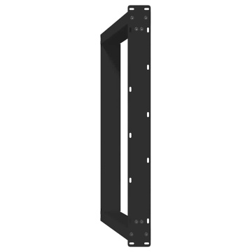 Picioare pentru masă în formă U 2 buc Negru 90x(72-73) cm Oțel - Img 6