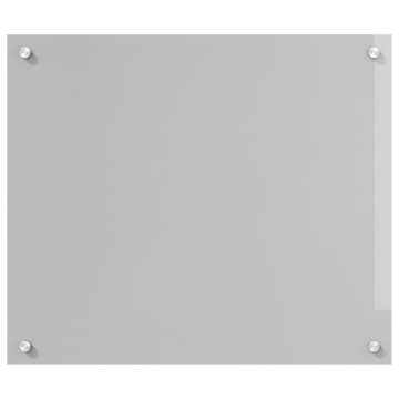 Placă de backsplash pentru bucătărie Gri deschis 70x60x0,6 cm din sticlă securizată - Img 4