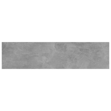 Plăci bibliotecă, gri beton, 4 buc, 40 x 10 x 1,5 cm, PAL - Img 4
