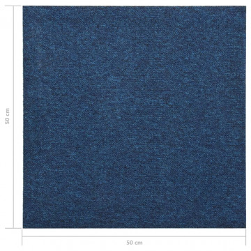 Plăci de pardoseală, 20 buc., albastru închis, 50 x 50 cm, 5 m² - Img 7