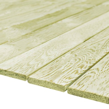 Plăci de pardoseală 36 buc. 4,32 m² 1 m, lemn masiv pin tratat - Img 3