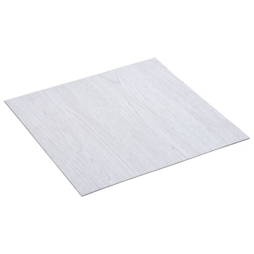 Plăci de pardoseală autoadezive 20 buc. alb, PVC, 1,86 m² - Img 2