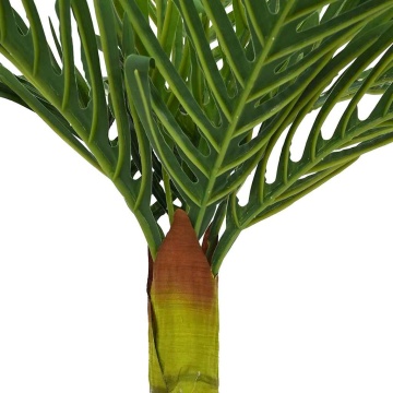 Plantă artificială de palmier 9 frunze 70 cm verde - Img 4
