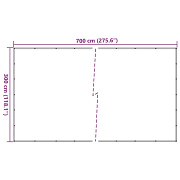 Plasă de container, negru, 3 x 7 m, HDPE - Img 6