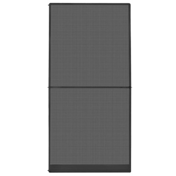 Plasă insecte cu balamale pentru uși, antracit, 120 x 240 cm - Img 2