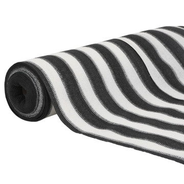 Plasă protecție intimitate antracit/alb 1,8x50 m HDPE 75 g/m² - Img 3