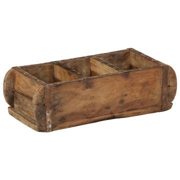 Platouri 4 buc 30x14x9 cm Lemn Solid Recuperat - Img 3