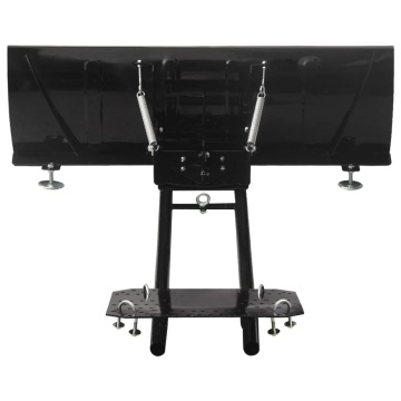 Plug de zăpadă pentru ATV, negru, 115x38 cm - Img 3