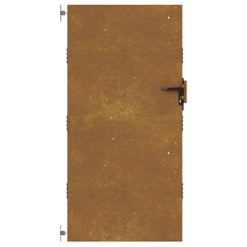 Poartă pentru grădină, 85x175 cm, oțel corten - Img 4