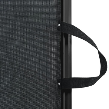 Poartă retractabilă animale de companie, negru, 102,5x125 cm - Img 5