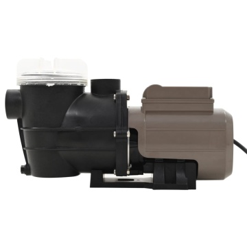 Pompă de piscină cu temporizator, negru, 0,25 CP, 8000 L/h - Img 3