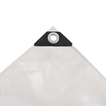 Prelată, alb, 1,5 x 10 m, 650 g/m² - Img 3