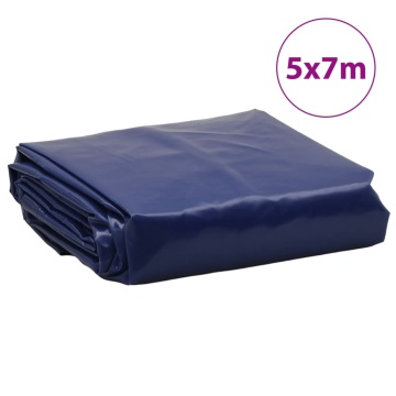 Prelată, albastru, 5x7 m, 650 g/m² - Img 7