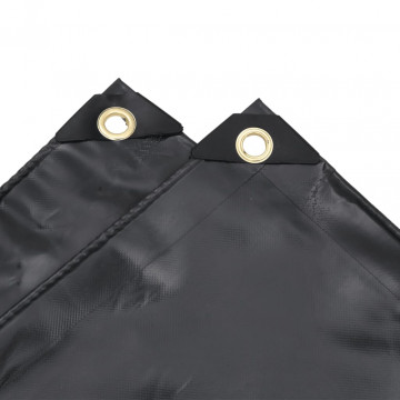 Prelată, antracit, 3x6 m, 600 g/m² - Img 8