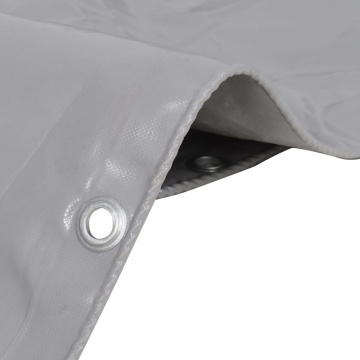 Prelată, gri, 650 g/m², 4x7 m - Img 2