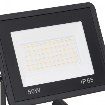 Proiector cu LED și mâner, 2x50 W, alb cald - Img 7