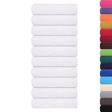 Prosoape de baie 25 buc alb 100x150 cm 360 g/m² 100% bumbac - Img 2