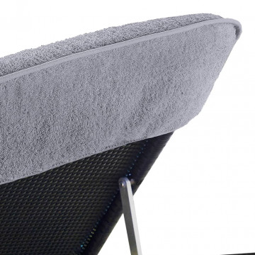 Prosoape de plajă, 4 buc., gri, 60x135 cm, textil 400 GSM - Img 6