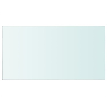 Rafturi, 2 buc., 40 x 25 cm, panouri sticlă transparentă - Img 3