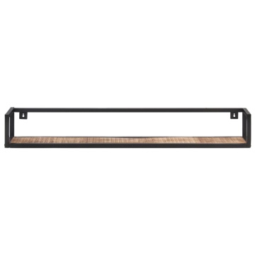 Rafturi de perete, 2 buc., 120 cm, lemn de mango nefinisat - Img 3