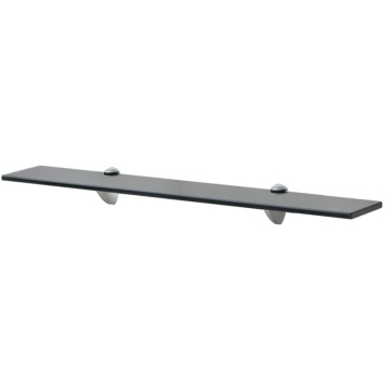 Rafturi suspendate, 2 buc., 70 x 20 cm, sticlă, 8 mm - Img 2