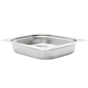 Recipiente Gastronorm 4 buc. GN 1/2 65 mm oțel inoxidabil - Img 3