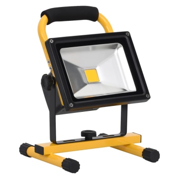 Reflector cu LED reîncărcabil cu mâner, 30 W, alb rece - Img 3