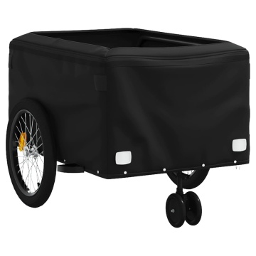 Remorcă pentru biciclete, negru și verde, 45 kg, fier - Img 8