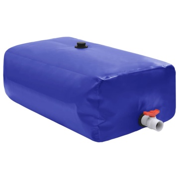 Rezervor de apă cu robinet, pliabil, 500 L, PVC - Img 1