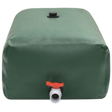 Rezervor de apă cu robinet, pliabil, 500 L, PVC - Img 3