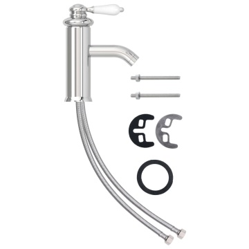 Robinet chiuvetă de baie, finisaj cromat, 130x180 mm - Img 2