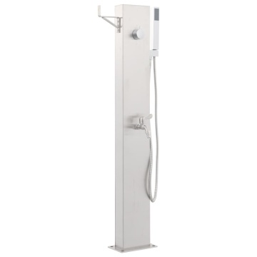 Robinet de duș pentru grădină, 110 cm, oțel inoxidabil - Img 2